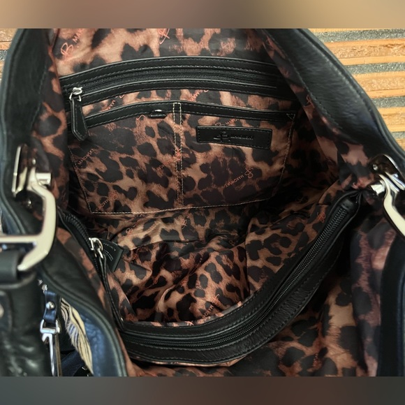 B. Makowsky Zebra print leather hobo NWOT - Picture 6 of 7